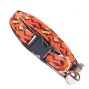 Orange Bat Spooky Halloween Cats Collar